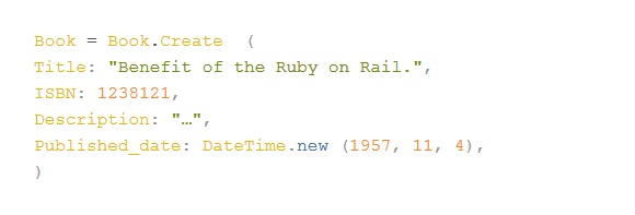 Ruby code